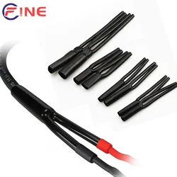 Dia 7/9/10/12/16mm Speaker Audio Cable Wire HiFi Cable Pants Soft Rubber PVC Y Splitter Sleeve Tube Split Rubber Signal