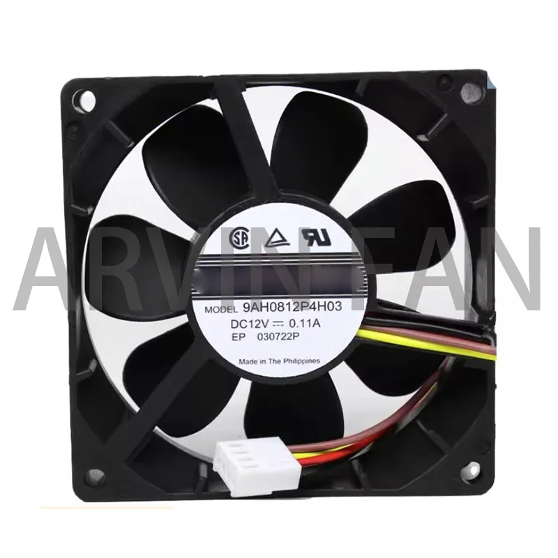 

9AH0812P4H03 12V 0.11A 80x80x25mm 4-Wire Server Cooling Fan