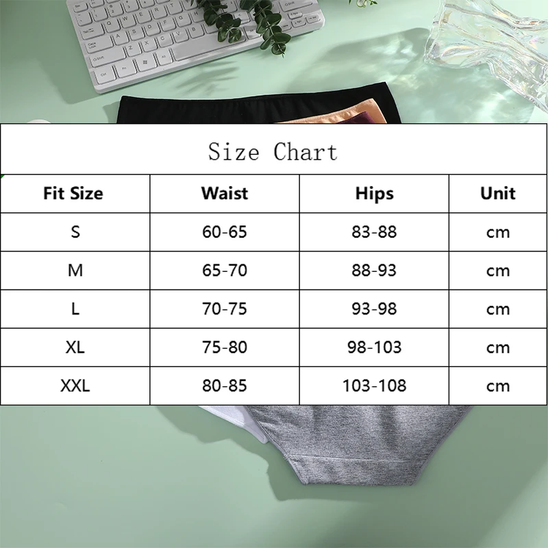 6Pcs/Set Cotton Panties Women High Waist Briefs Seamless Underwear Breathable Underpants Solid Color Panty S-2XL Intimates - Image 6