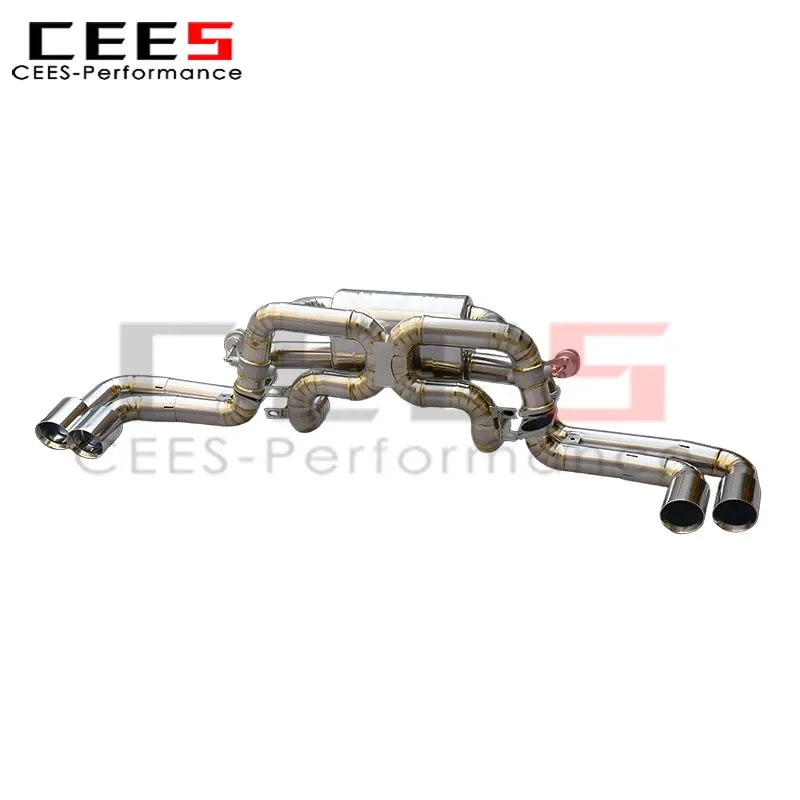 

CEES Catback Exhaust System for Ferrari 360 F360 3.6 2000+ Escape Exhaust Pipes Vacuum Valve Muffler Upgrade