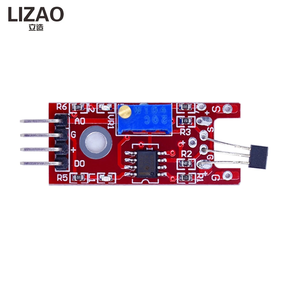 LIZAO KY-024 Linear Magnetic Hall Sensor Module, Speed Counting Switch for Arduino DIY Projects