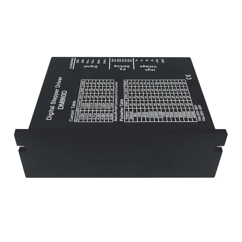 DM860D Stepper Driver ทํางานร่วมกับ Nema 34 Stepper Motor ไดร์เวอร์สเต็ปเปอร์แรงบิดที่แข็งแกร่ง