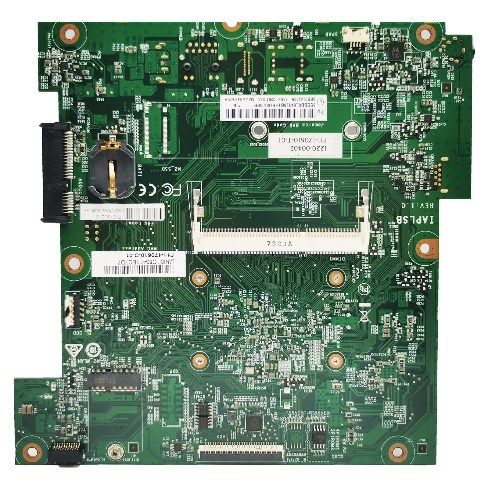 Computer Mainboard For Lenovo Ideacentre AIO 01GJ213 IAPLSB 310-20IAP/310-2 REV:1.0 All-in-One Motherboard J3350/J3355/J4205 CPU