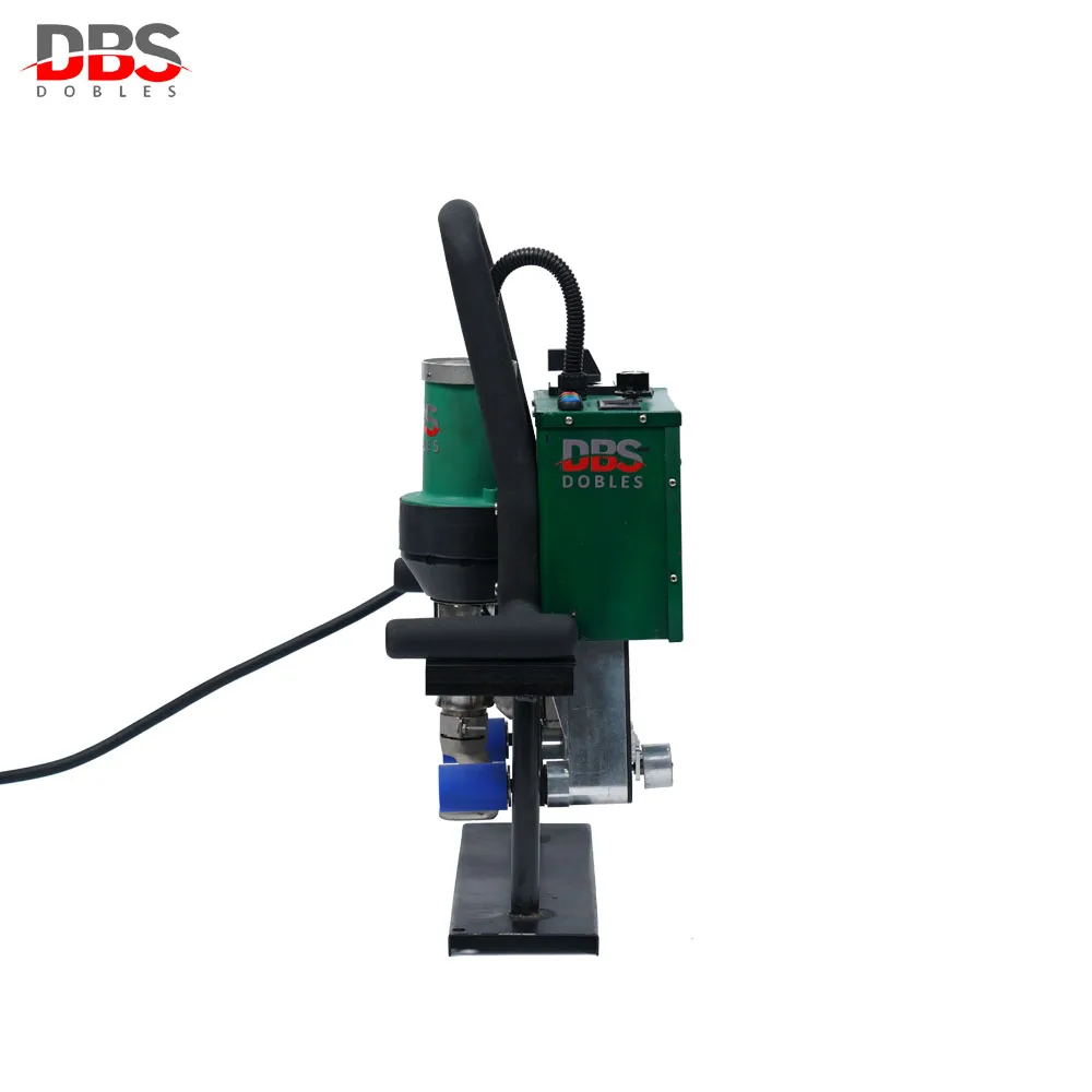 ماكينة ختم القماش المشمع البلاستيكية شبه الأوتوماتيكية DHL Fedex UPS لحام الهواء الساخن لحمام السباحة