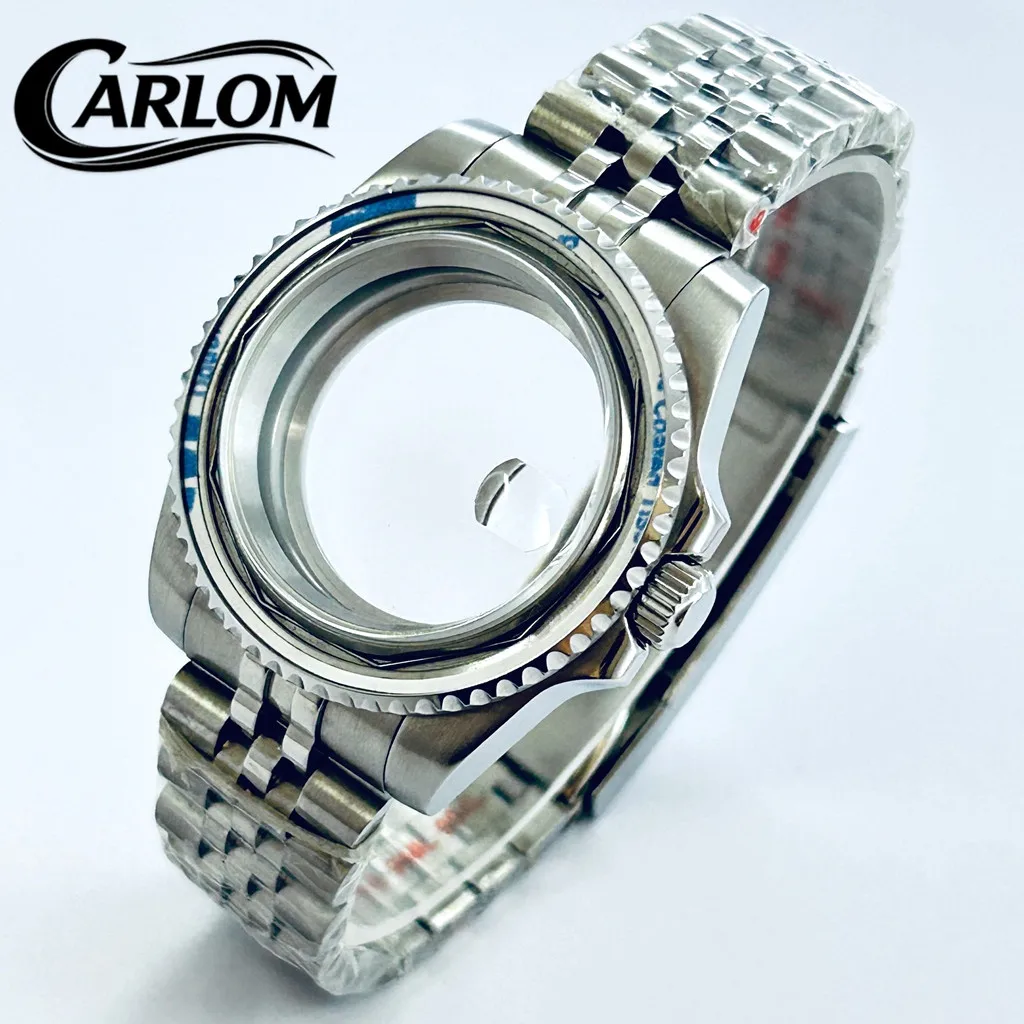 

Корпус часов NH 40 мм для механизмов NH34, NH35, NH36, NH38, NH39, NH70, NH72, серебристый, с сапфировым стеклом, датой, водонепроницаемый, SUB Jubilee