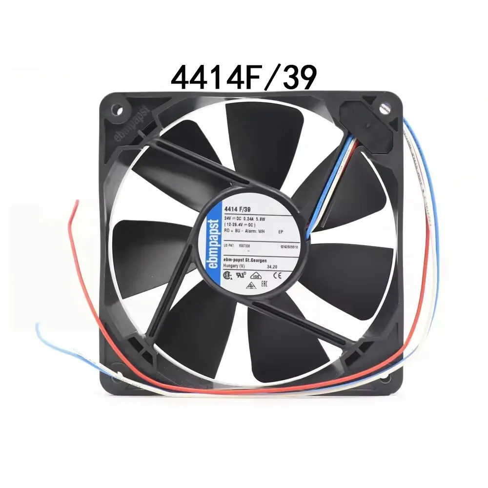 

For Brand New Ebmpaps Axial Fan 24V 5.8W 4414F/39 120*120*25 mm Expedited Shipping
