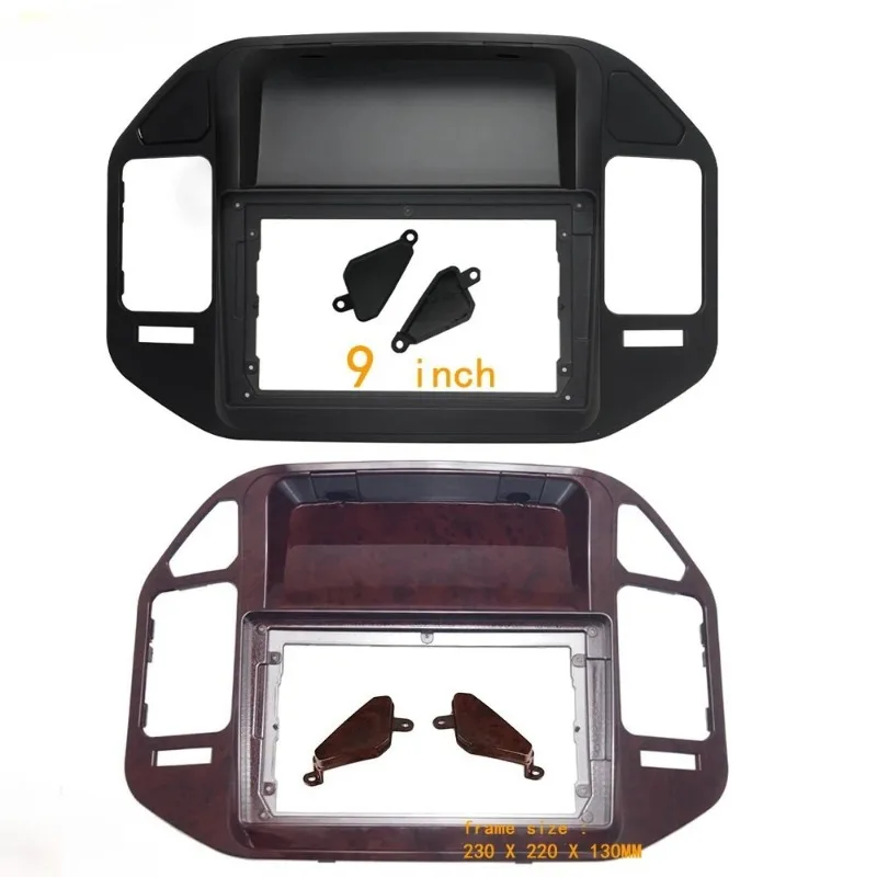 

Cars Frame Fascias Adapter Android DVD Radio Audio Dash Fitting Panels Kit For 2004-2011 MITSUBISHI V73 PAJERO Automotive Tools