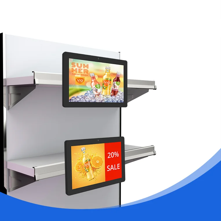 

ELC 10.1 Inch Advertising Tablet Wall Mount Poe Android 11 LCD Commercial Display Tablet Touch Screen For Supermarket And Retail