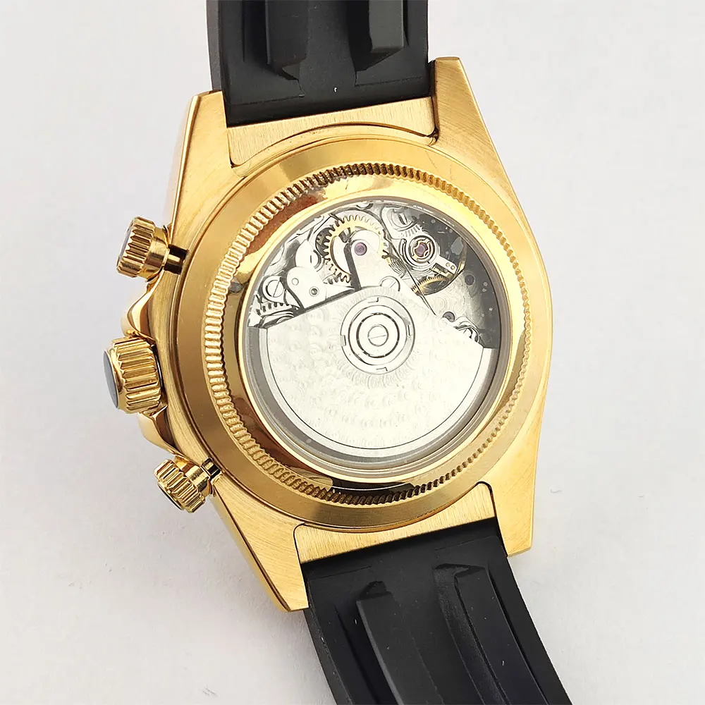 Orologio da uomo di lusso da 39 mm Movimento 7750 4613D Orologio meccanico da uomo con cassa in acciaio inossidabile e vetro zaffiro, orologio personalizzato