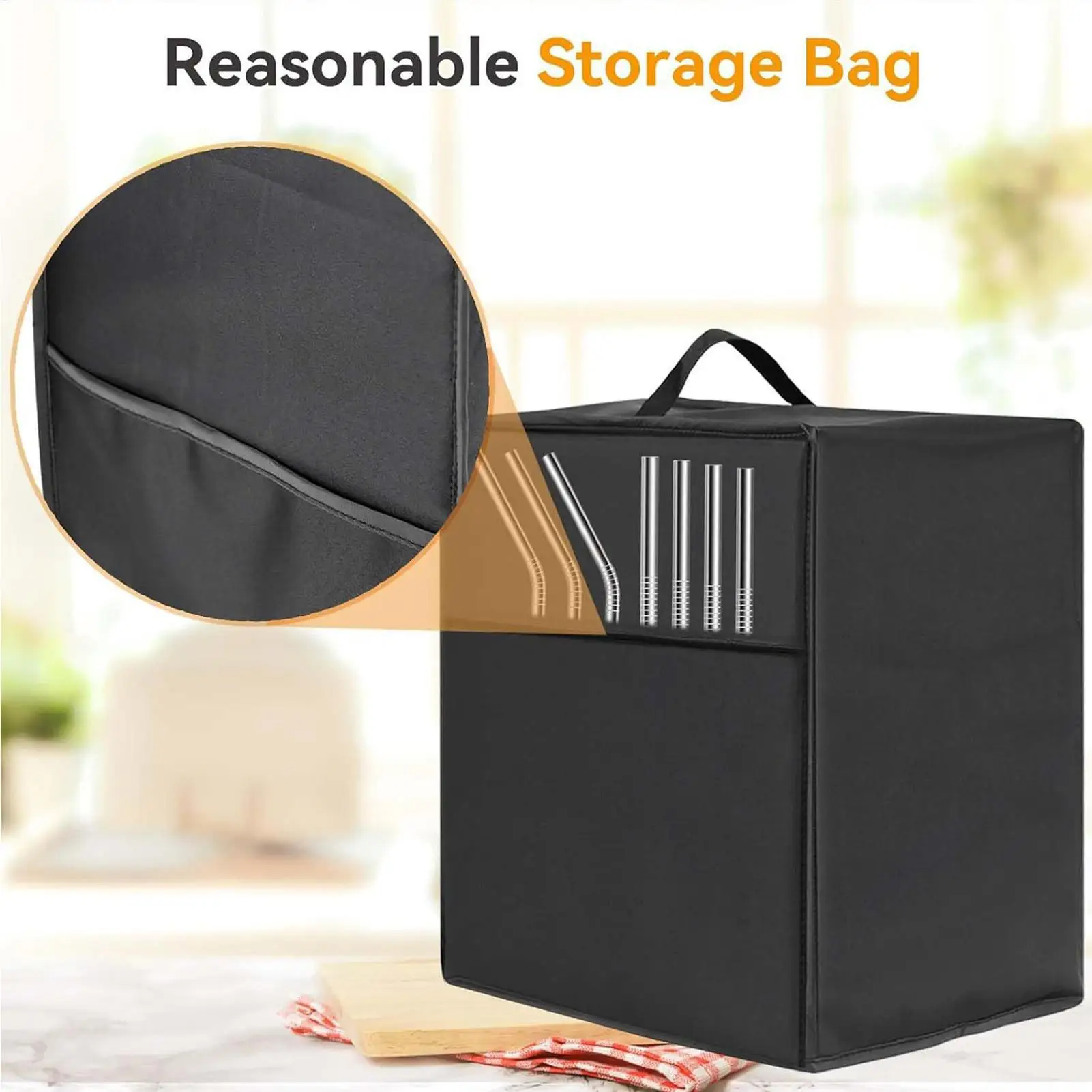 

Пылезащитный чехол для блендера, домашний кухонный комбайн, крышка для бытовой техники, подставка для миксера, пылезащитный чехол с ручкой для ресторана, кафе, квартиры