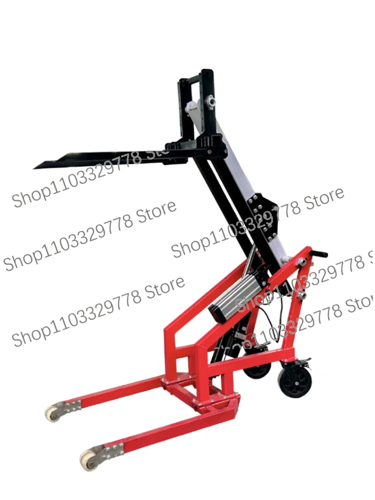 Convenient hydraulic electric small forklift fully automatic curved arm logistics warehouse loading and unloading goods