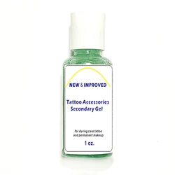 new and improved tattoo accessories secondary blue gel 1 oz bottle