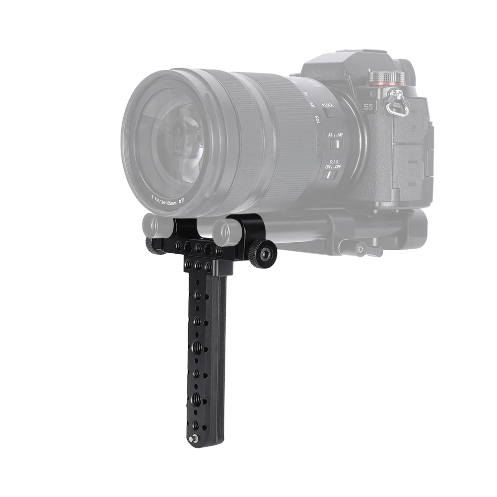 NICEYRIG Nato Rail with 15MM Dual Rod Clamp and 1/4 & 3/8 Arri Locating Holes for Camera Accessories Extension - view 5