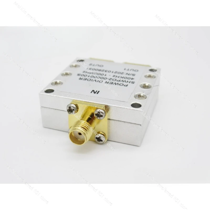 400KHz-1000MHz ultra-low frequency, ultra-wideband, high index, RF microwave SMA one-second power divider