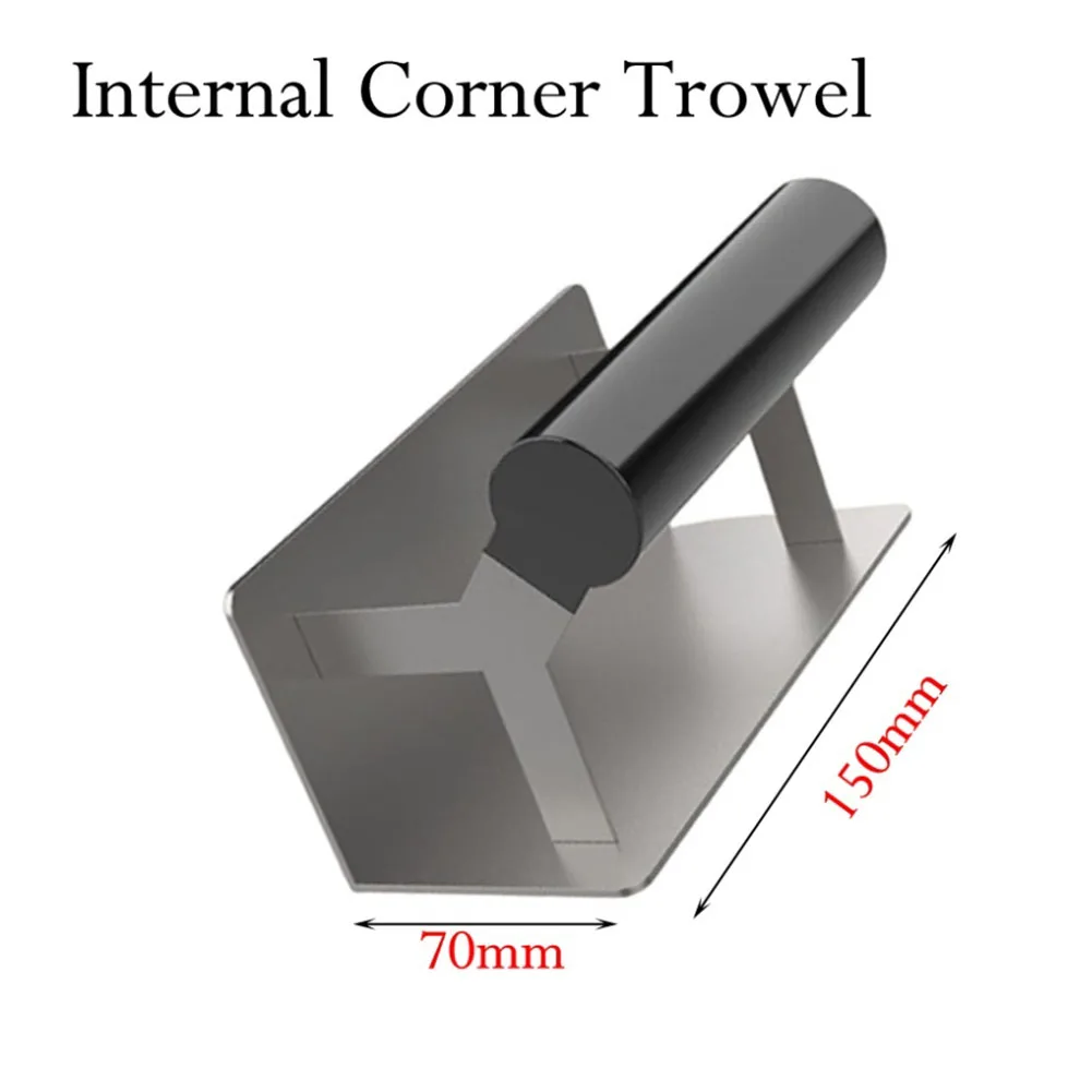 الفولاذ المقاوم للصدأ الزاوية مجرفة دريوال الزاوية تشكيل أداة المعجون مكشطة الاسمنت التشطيب أداة البناء المعجون ملعقة