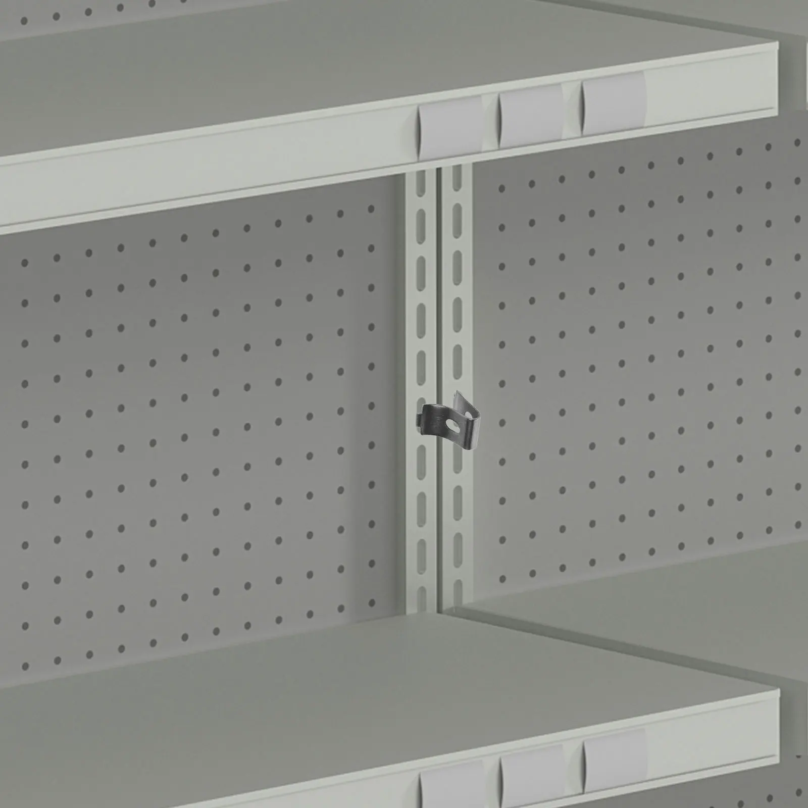 

20pcs Steel Clip Hooks Thickened Freezer Shelf Support Hooks Durable Metal Cooler Shelf Clamp Pegs Supports Storage Use