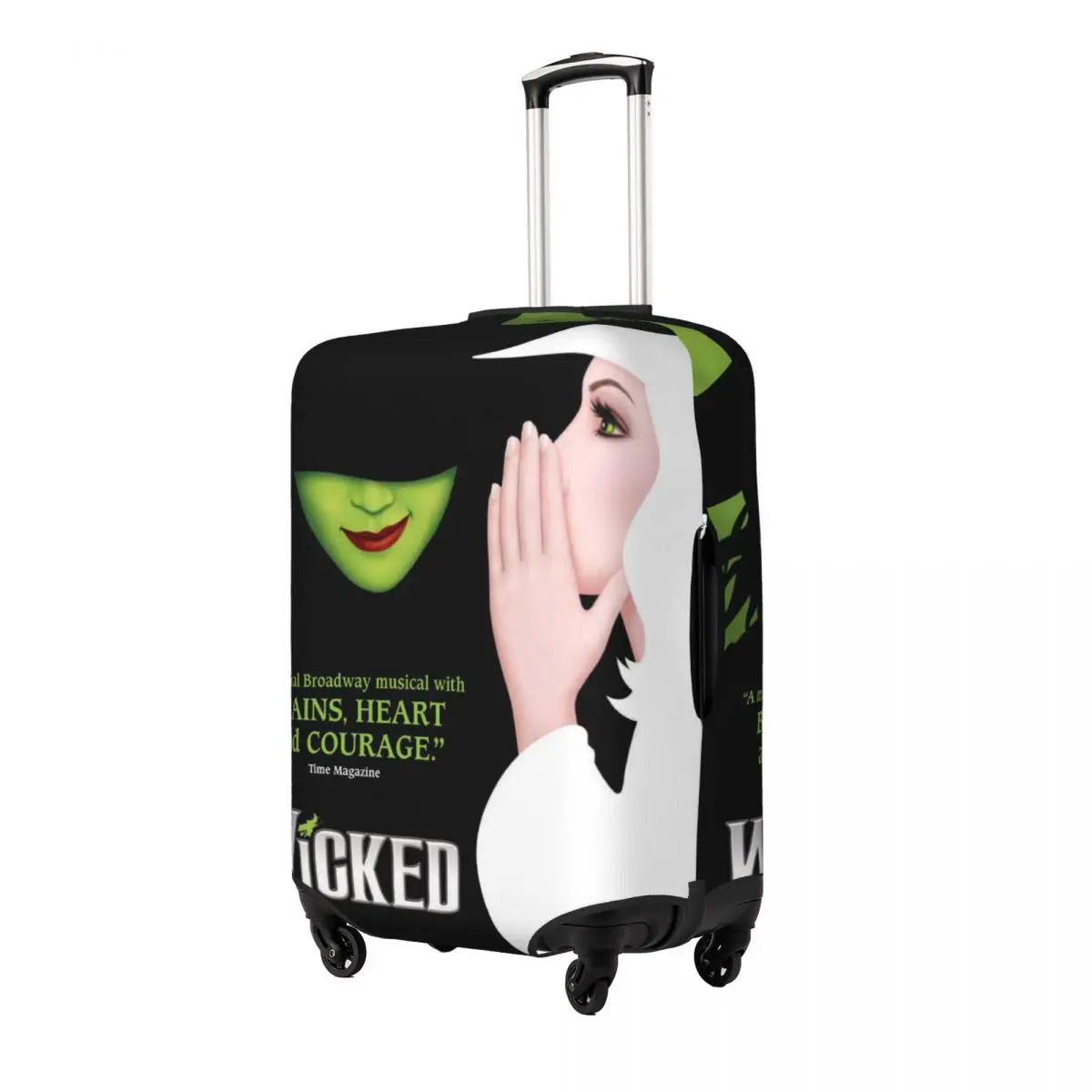 Wicked Musical Suitcase Cover Travel Protector Holiday Practical Luggage Accesories