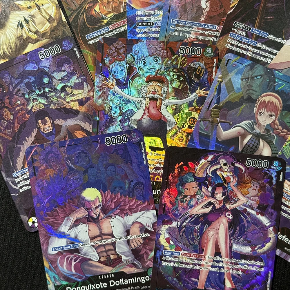 قطعة واحدة بطاقات الوكيل زعيم OP04 بوا هانكوك ريبيكا فيفي إيشو تمساح روب لوتشي كوزوكي أودن مجوهرات بوني TCG EN بطاقة #2