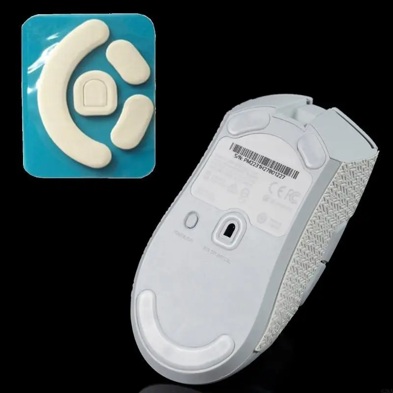 62ka 2 set mouse skates mouse melengkung untuk deathadder gaming mouse glides pad
