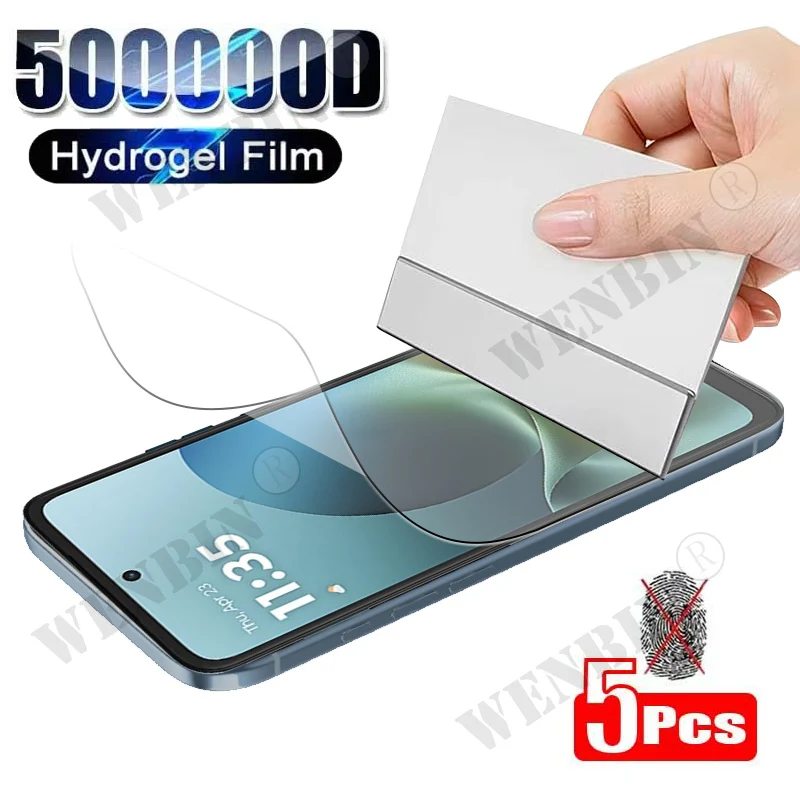 

1 /3 /5 Pcs HD Hydrogel Film For Motorola Edge 70 60 50 40 Fusion Pro Full Cover Screen Protector For Motorola