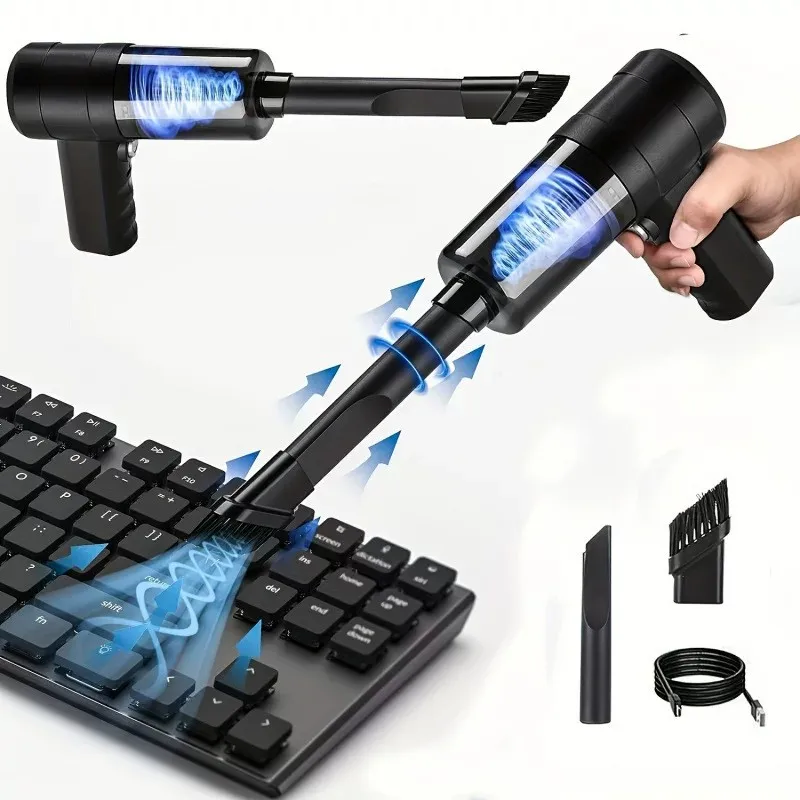 Wireless Portable Handheld Car Vacuum Cleaner with Suction Blowing Extraction Functions Rechargeable Car-Specific Cleaning Tool