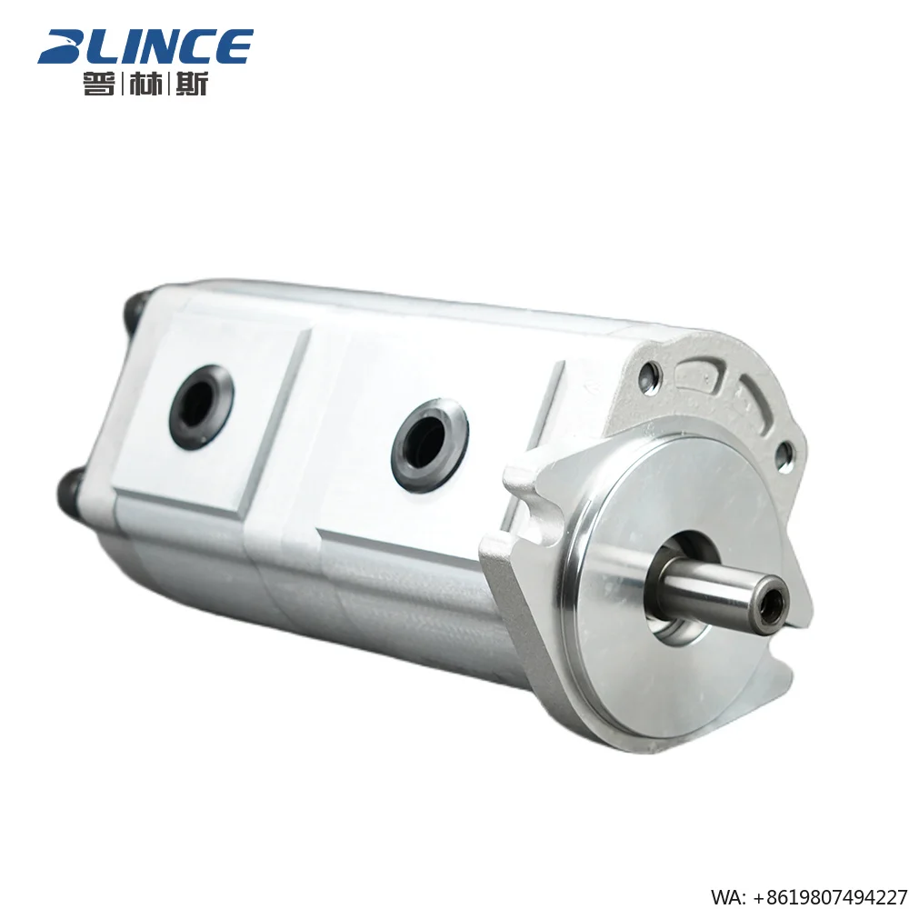 CBWL Double Hydraulic Gear Pump Synchronous 2500 RPM 100 L/Min Flow for Concrete Mixer Truck and Batching Plant Hydraulic Pump
