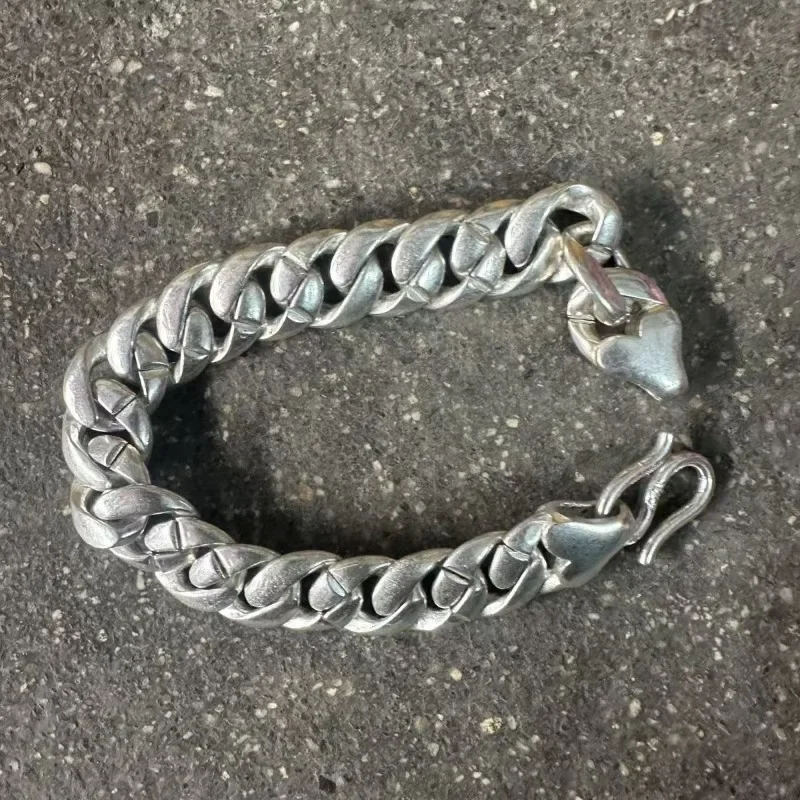 Exquisite  Old Tibetan 925 Silver String Bracelet Personalized Jewelry Exquisite Workmanship Fashion Jewelry Men  Women Gift