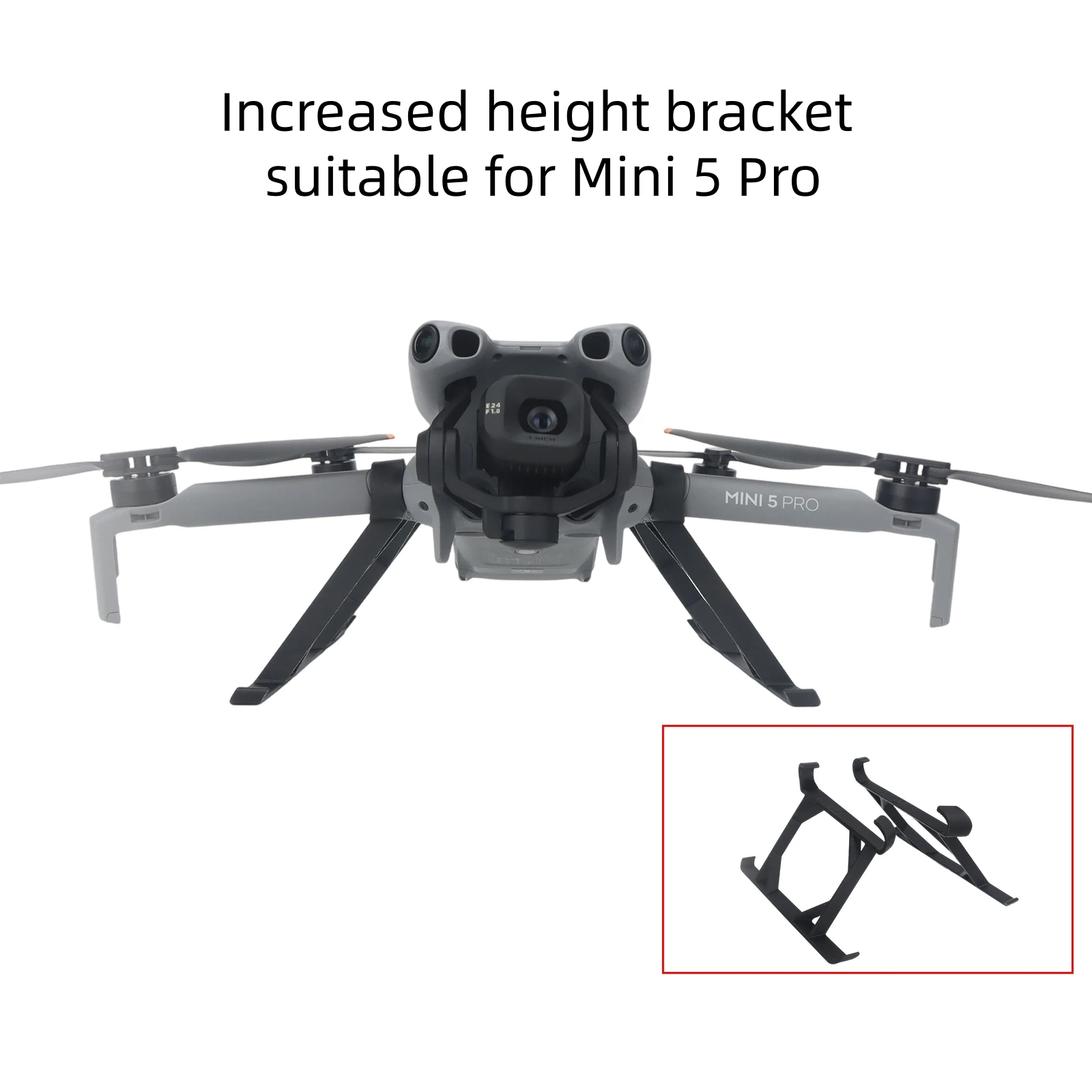 معدات الهبوط لـ DJI Mini 5 Pro Landing Leg زيادة ارتفاع قوس حماية مجموعة ممتدة سريعة الإصدار تمديد الساق