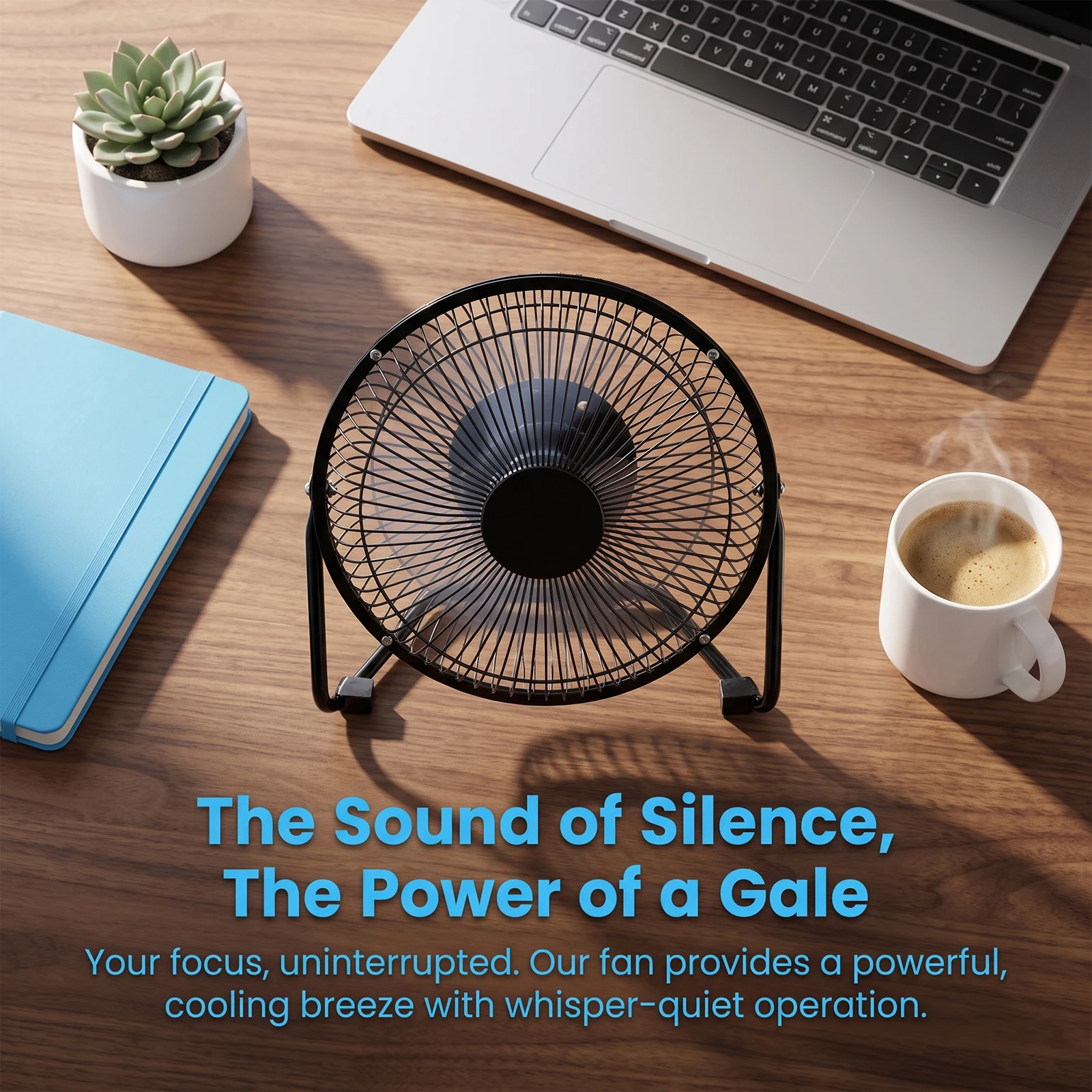 9 inch High Velocity Floor Fan 3-Speed USB Powered Portable Metal Cradle Fan with Adjustable Tilt Wall Mounted & Standing Fan