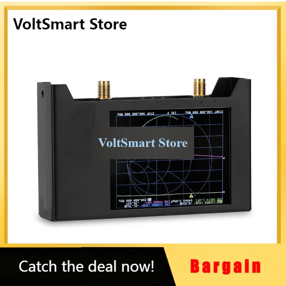 VoltSNew 3GHz NanoVNA V2 Vector Network Analyzer Shortwave Antenna Analyzer HF VHF UHF Nano VNA 10KHz -3GHz