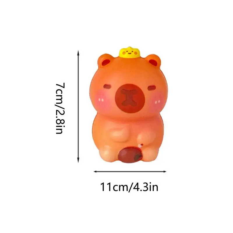 Animal Fidget Toy Slow Rebound Capybara Toy Cartoon Animals Fidget Toy 11Cm Novelty Sensory Stress Toy For Kids Teenagers Adults