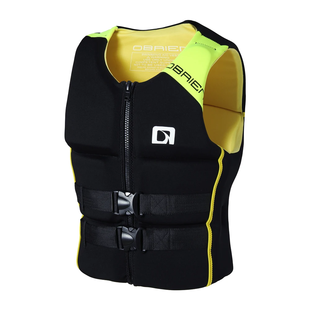 Professional Neoprene Life Jacket for Adults, Super Buoyancy, Surf Raft, Kayak, Fishing Jet, Water Sport Rescue