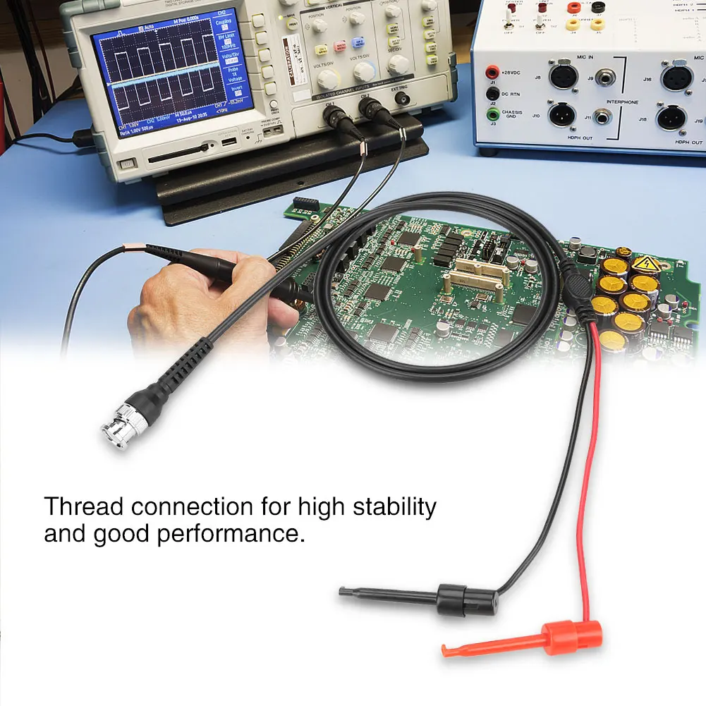 BNC to Dual Testing Hook BNC to Dual Testing Hook Probe Oscilloscope Machine Test  Coaxial Cables
