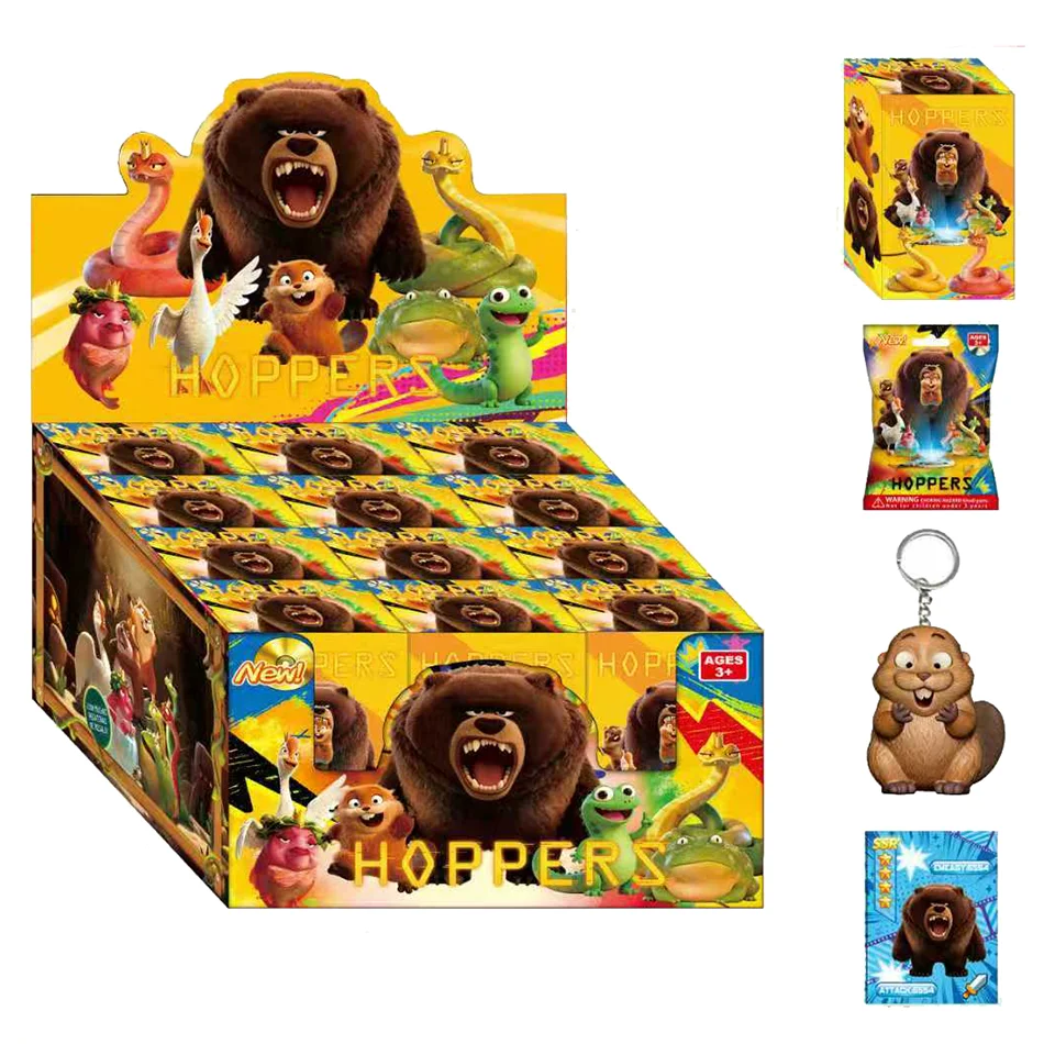 Anime Hoppers Blind Box: Divertente Scatola a Sorpresa Smontabile, Statuetta Mabel King George, Modellino da Collezione, Decorazione da Scrivania, Regali