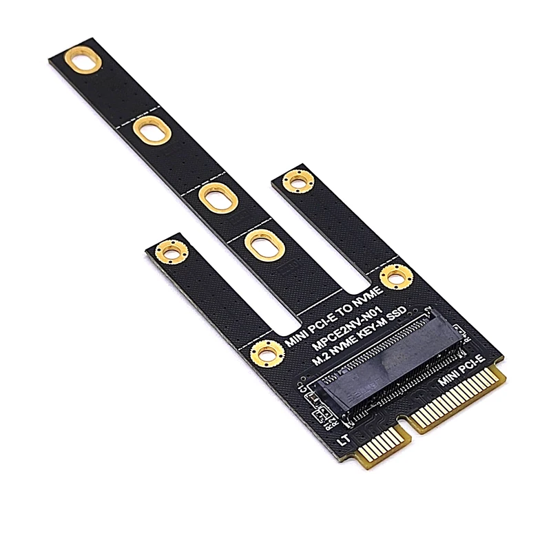 New Mini PCIE to M2 NVMe Adapter Mini PCIE to M.2 M2 MINI PCI-E to NVMe Converter Card Riser Support 2230 2242 2260 2280 M2 SSD