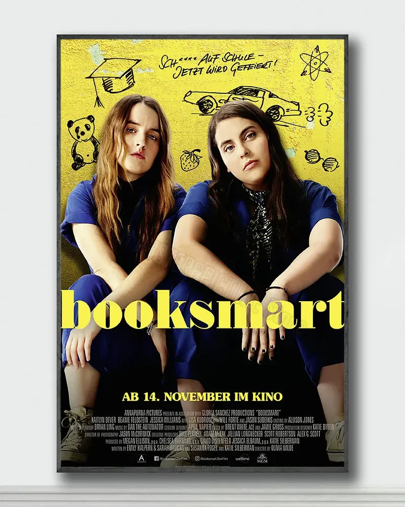 NJ173 Booksmart Movie 2 Silk Posters and Prints wall art Art Poster Home Decor