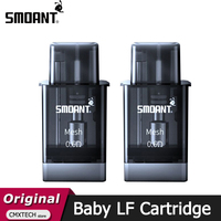 2pcs/lot Original Smoant Baby LF Pod Cartridge 2ml Atomzier with 0.6ohm mesh Coil for Charon Baby Kit & Battlestar Baby Kit