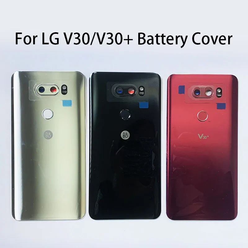

Для LG V30 Крышка батарейного отсека Заднее стекло Корпус Чехол Для LG V30 Задняя крышка H930DS VS996 Запасные части крышки батарейного отсека