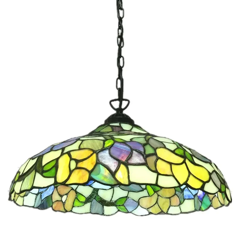 DEBBY Tiffany Pendant Light Contemporary LED Creative Colorful Lamp Fixtures For Home Dining Room