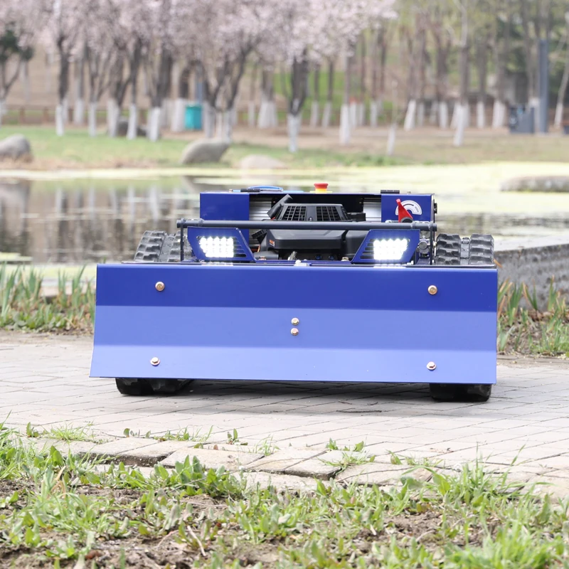 Customized Slopes Grass Cutting Machine Tractor Mowers Robots Track Grass Mover