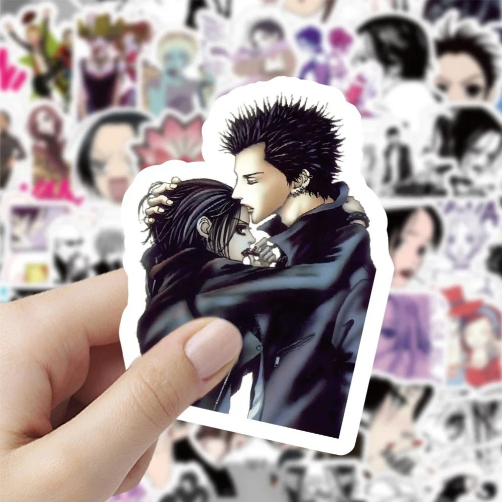 60PCS Anime NANA Stickers Cool Graffiti Decals Kid Toy Decoration Skateboard Laptop Motorcycle Phone Car Waterproof Sticker Gift