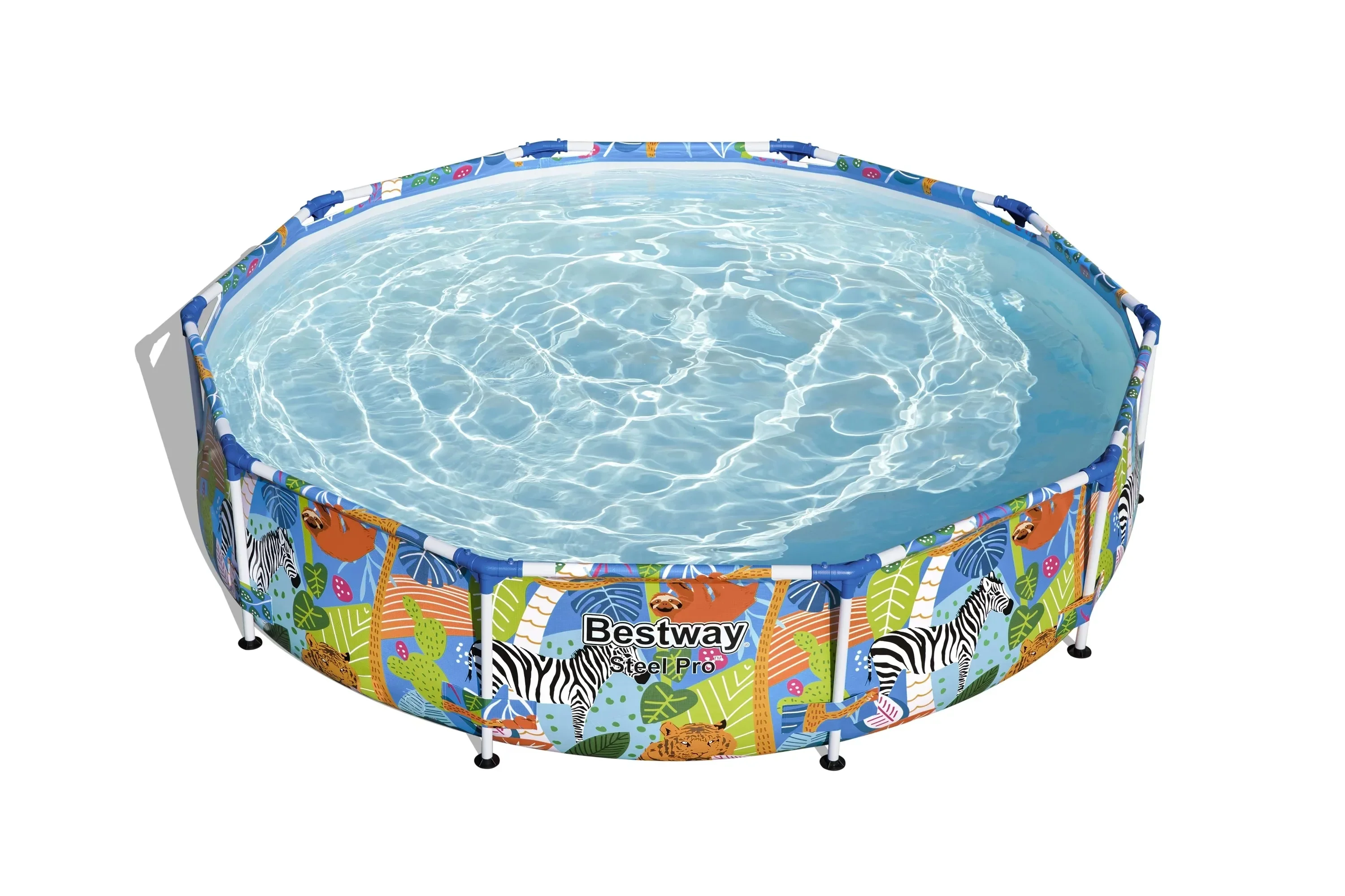 

Steel Pro 10 ft. x 26 in. Round Above Ground Kiddie Pool