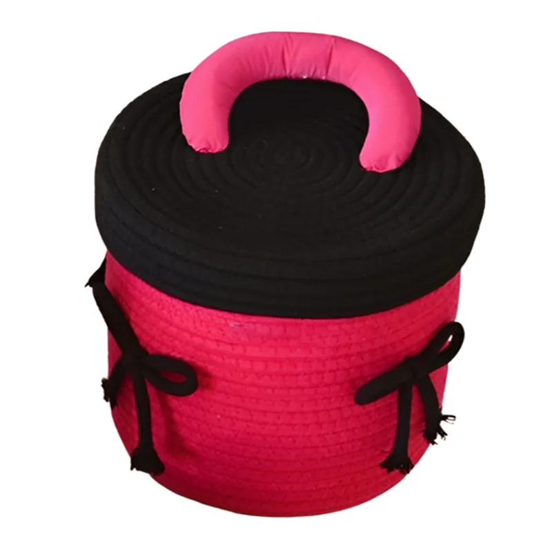 

A63X-Woven Storage Baskets Living Room Desktop Sundries Storage Baskets Toy Storage Boxes Furniture Decoration Racks