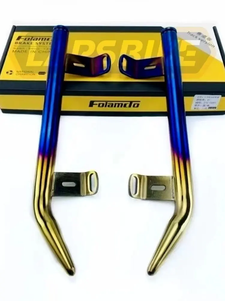 Voor NIU N1 N1S NQI NGT E-scooter Gemodificeerde Armsteun Achter Metalen Staart Vleugel Branden Titanium 304 Roestvrij staal Zijhandgreep Grab Bar - afbeelding 2