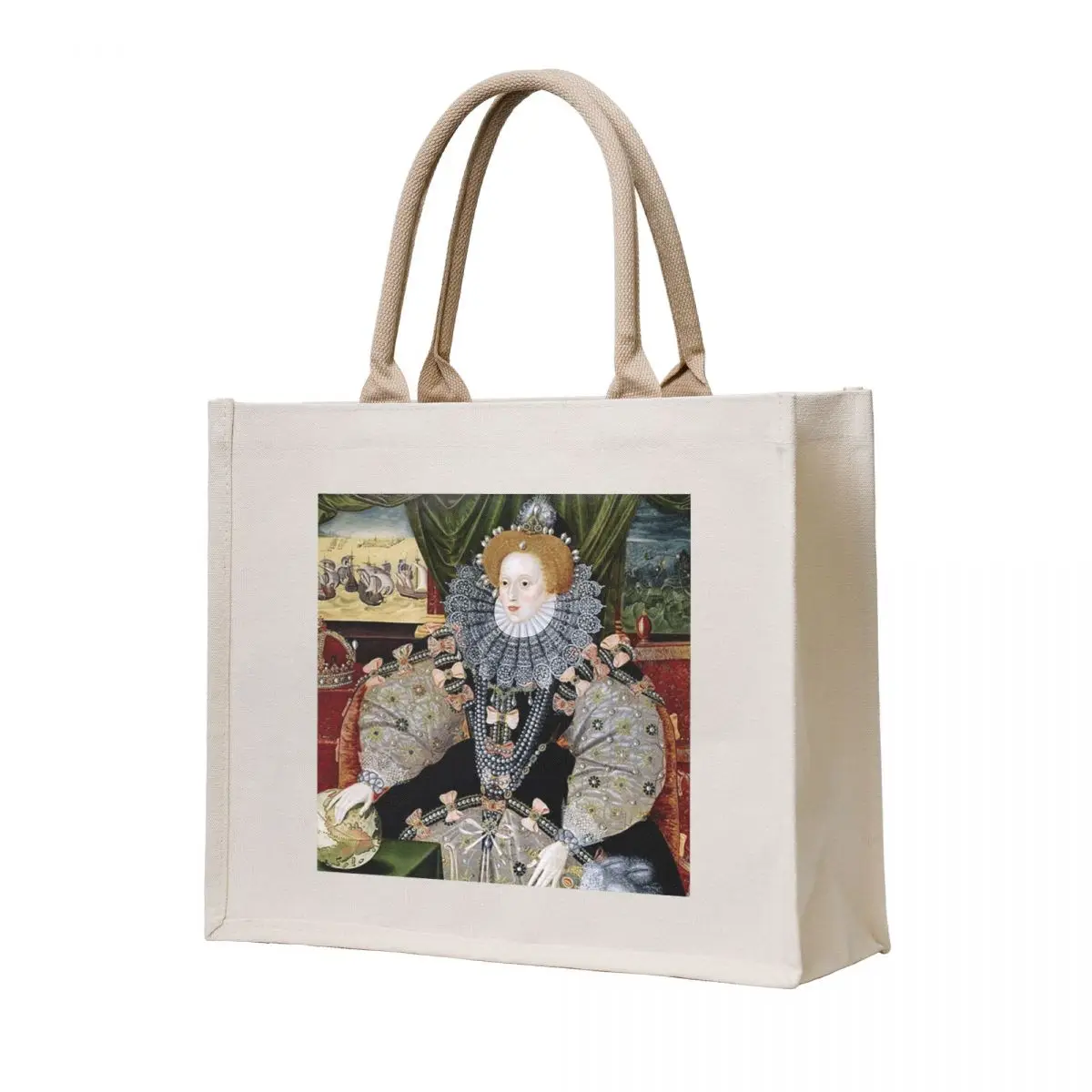 

Queen Elizabeth I Tote Bag Gift bags shopping cart bags woman shopping bag