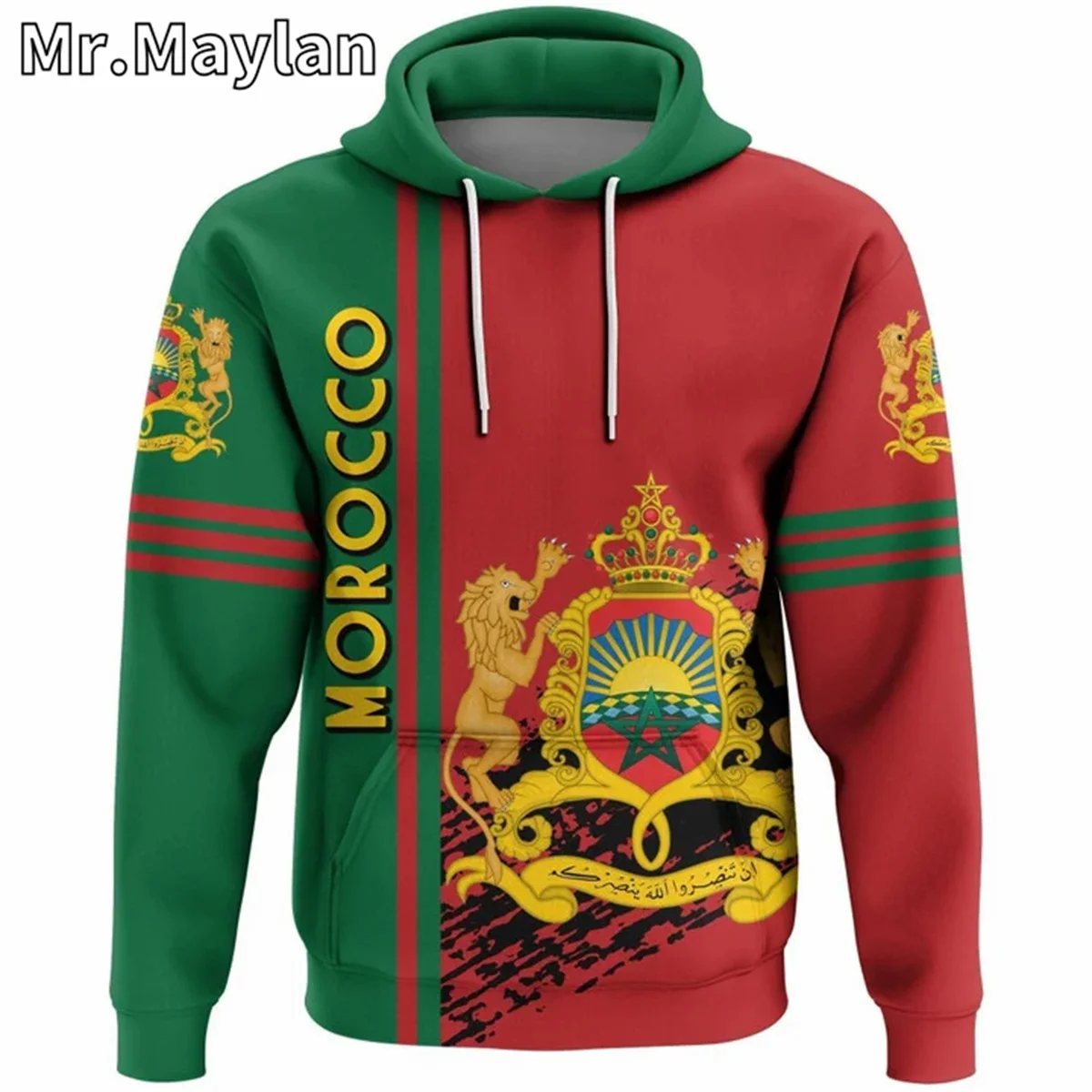 

AFRICAN HOODIE Country MOROCCO Flag 3D Printed Unisex Hoodies Men/Women Streetwear Zip Pullover Casual Jacket Tracksuits YH-99