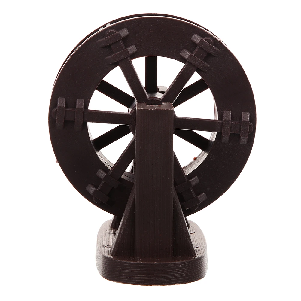 

Water Wheel Ornaments Droplet Indoor Fountain Table Top Fountains Bracket Abs Desktop Landscape Tank Decor Waterwheel Mini