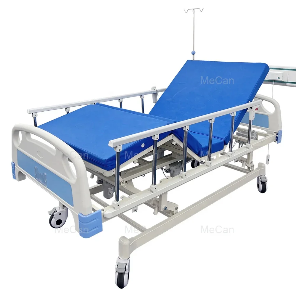 

3 Crank Hospital Equipment Patient Medical Bed Adjustable 3 Function Electric Hospital Bed For Patient