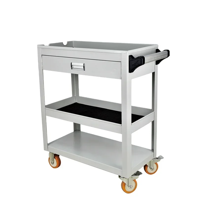 

Vehicle maintenance tool vehicle Tool car Movable steel structure with hanging plate and drawer tool car