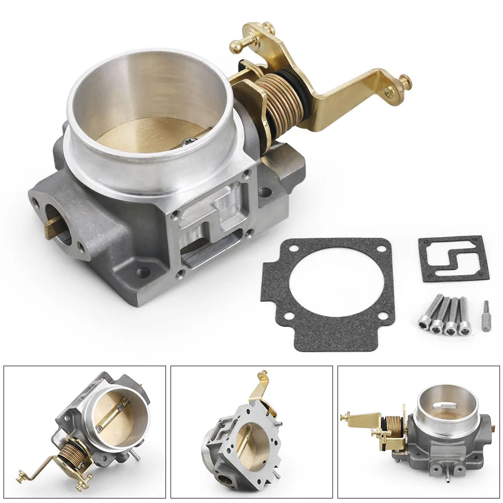 Corps d'accélérateur 62mm 1724 pour Jeep avec 4.0L 1991-2003 pour Jeep Wrangler Cherokee 4.0L YJ TJ XJ ZJ WJ 1998-2003